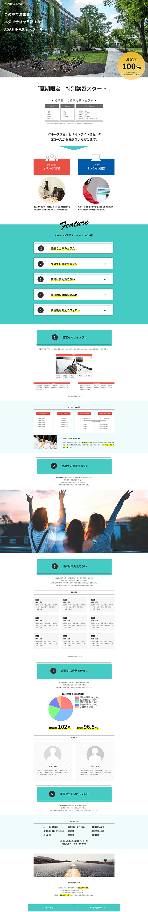 WebサイトをPCデバイスで表示したとき