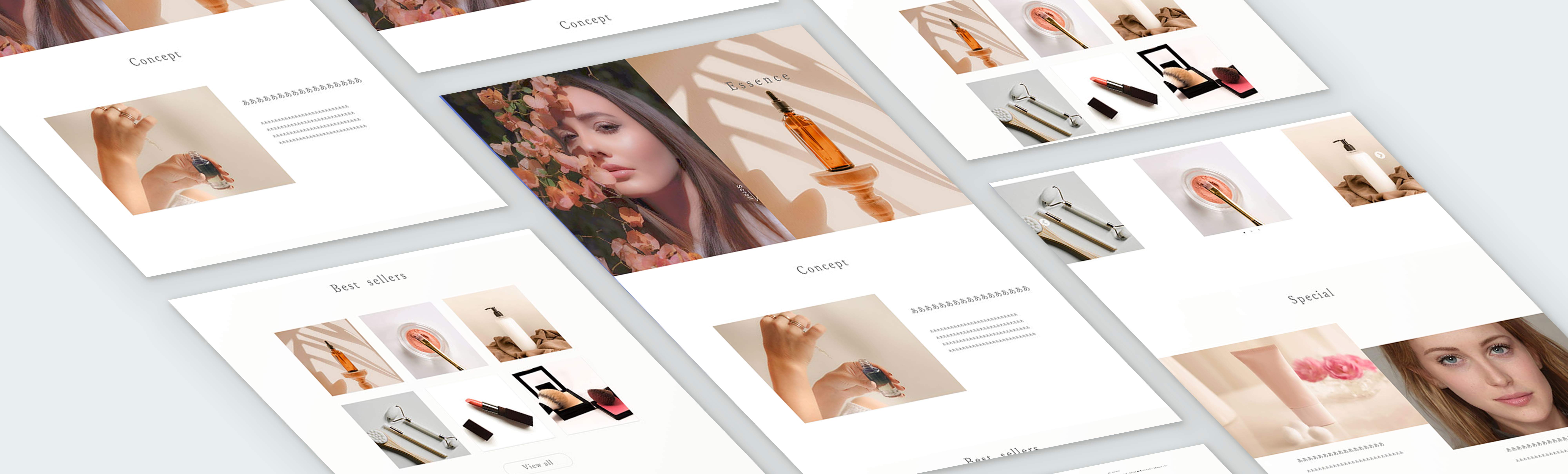 Webサイトを表示したときのスクショ画面